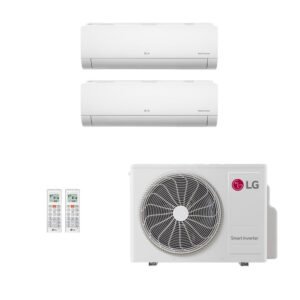 Ar-Condicionado Multi Split Inverter LG 24.000 (2x Evap HW 12.000) Só Frio 220V