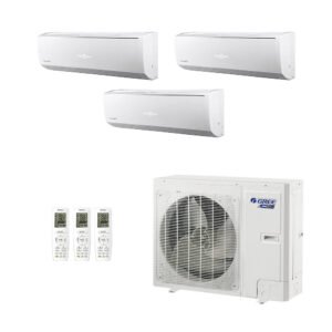Ar-Condicionado Mini VRF Gree 5HP (2x Evap HW 19.000 + 1x Evap HW 24.000) Quente/Frio 220V