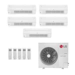 Ar-Condicionado Multi Split Inverter LG 54.000 (5x Evap Cassete 1 Via 12.000) Só Frio 220V