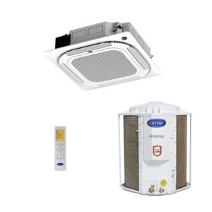 Ar-Condicionado Split Cassete 4 Vias Inverter Carrier Connect 18.000 BTUs R-32 Quente/Frio 220V Monofásico