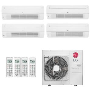 Ar-Condicionado Multi Split Inverter LG 36.000 (4x Evap Cassete 1 Via 7.000) Quente/Frio 220V