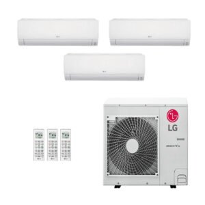 Ar-Condicionado Mini VRF LG 4HP (2x Evap HW 19.000 + 1x Evap HW 24.000) Quente/Frio 220V