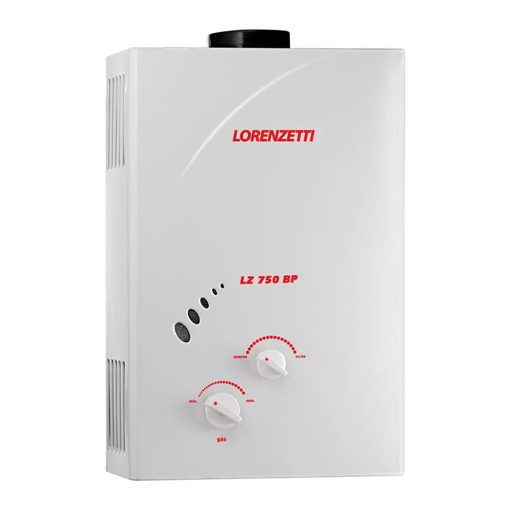 Aquecedor de Água a Gás Lorenzetti LZ 750BP GN 7,5 Litros