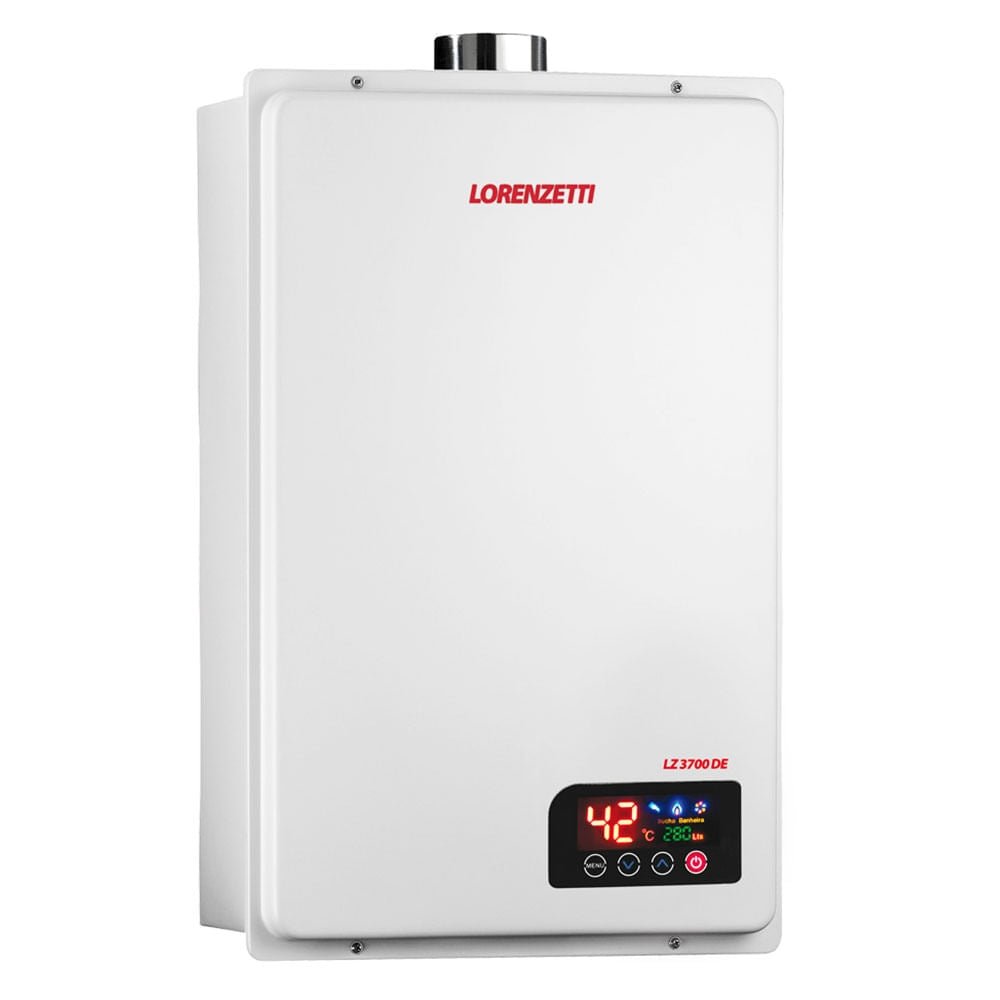 Aquecedor de Água a Gás Lorenzetti LZ 3700DE GLP 37 Litros Bivolt