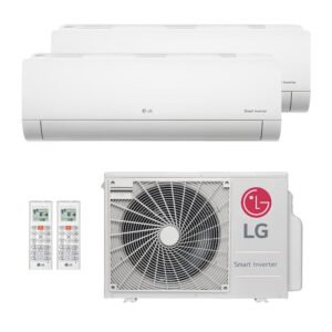 Ar-Condicionado Multi Split Inverter LG 18.000 BTUs (2x Evap HW 9.000) Quente/Frio 220V