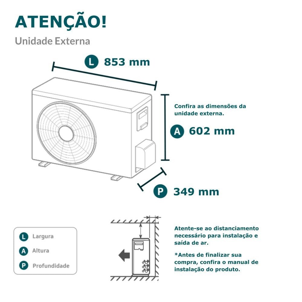 Ar-Condicionado Bi Split Inverter Elgin 18.000 (2x Evap HW 12.000) Quente/Frio 220V - Imagem 5