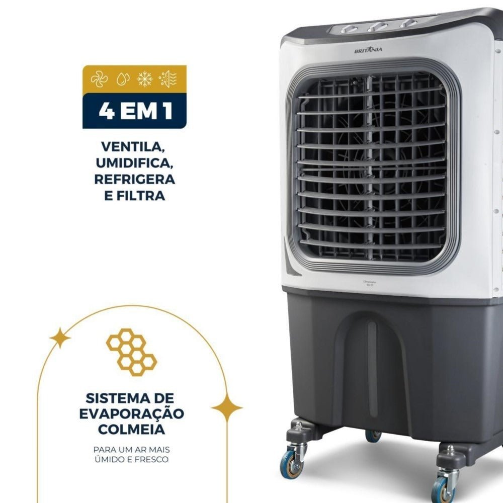 Climatizador Evaporativo Industrial 70 Litros Britania BCL70 220V - Imagem 6