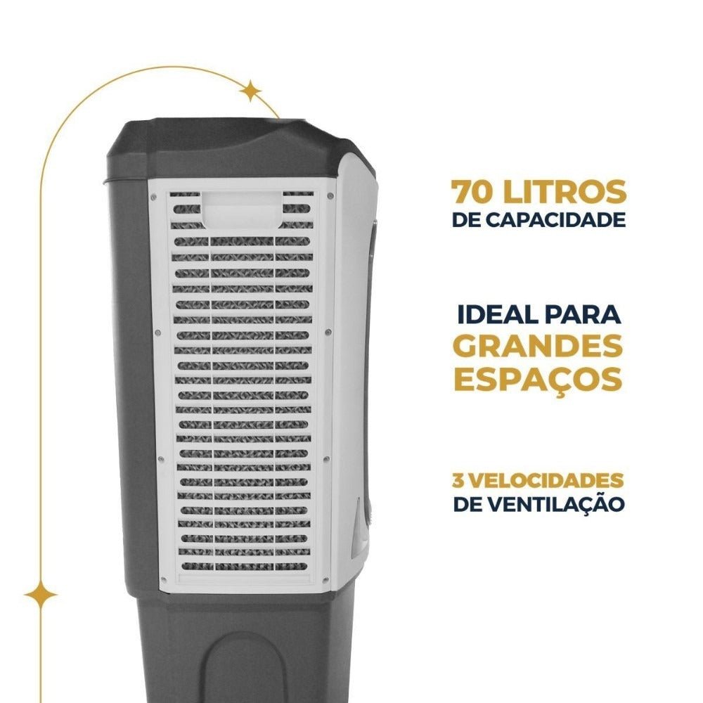 Climatizador Evaporativo Industrial 70 Litros Britania BCL70 220V - Imagem 7
