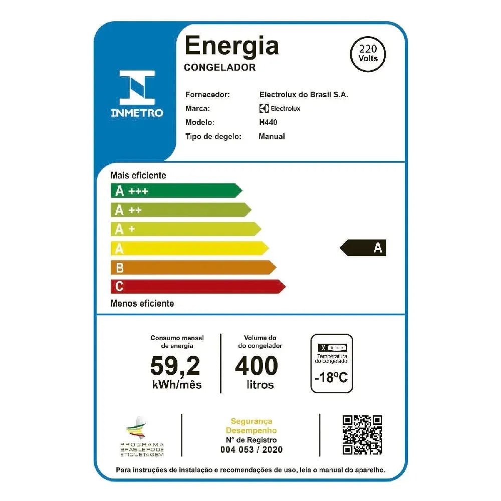 Freezer Horizontal Electrolux 400 Litros 2 Portas Branco H440 – 220 Volts - Imagem 7